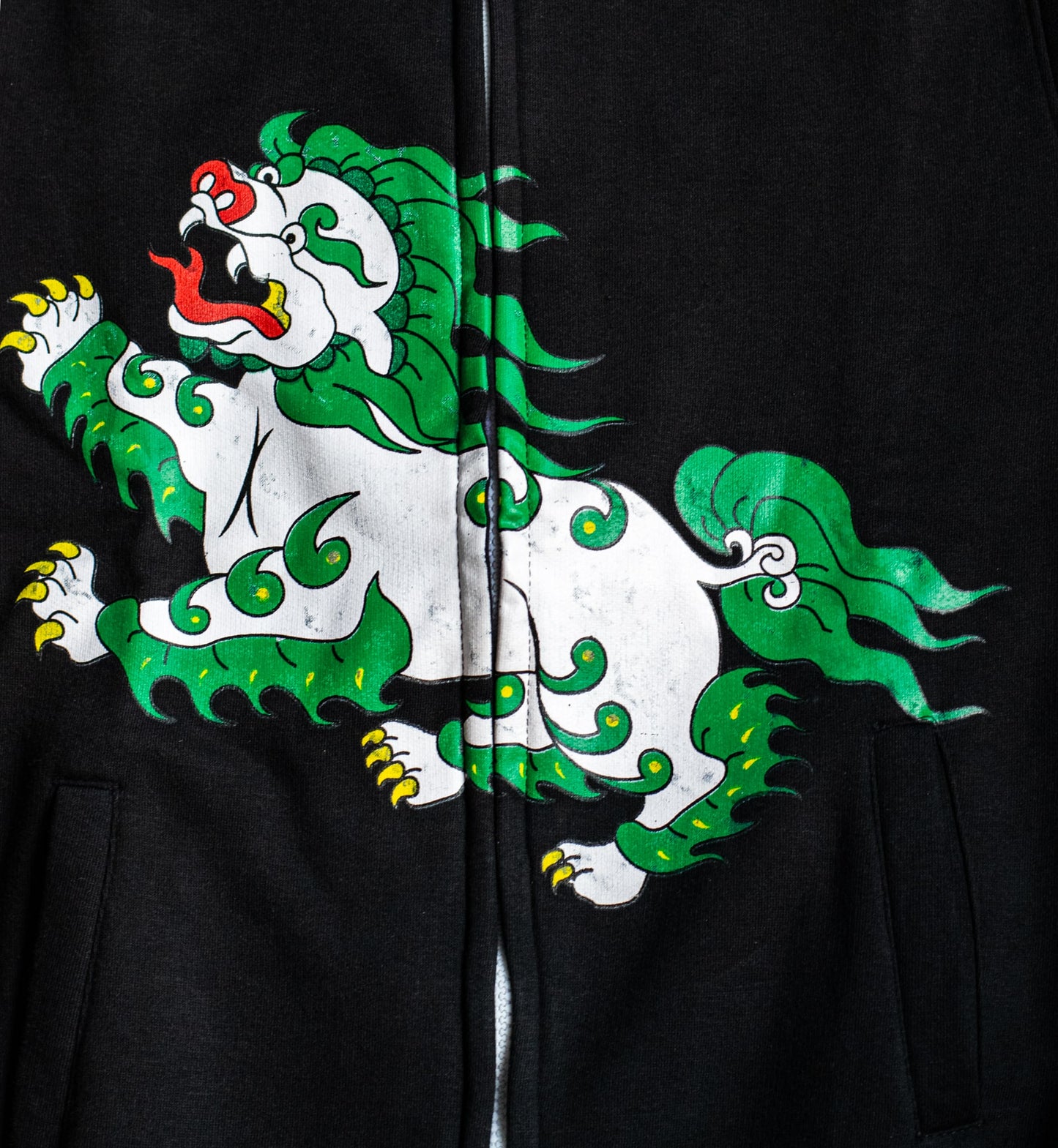 Snow Lion Full Zip Sweater