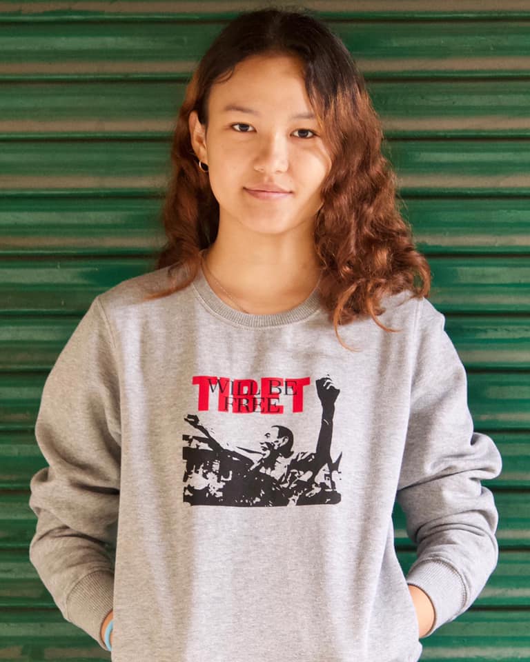 Tibet will be Free Graphic Crewneck