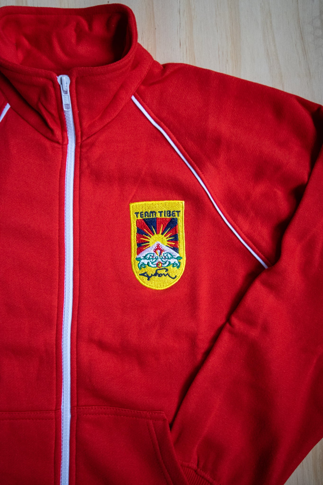 Team Tibet Full Zip Sweater