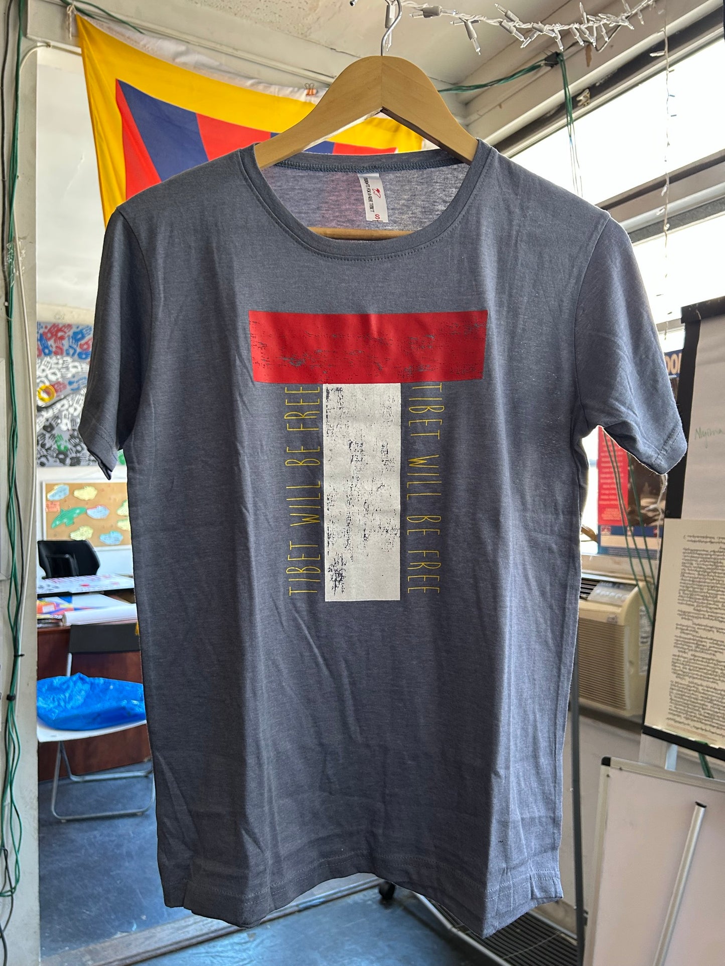 Tibet will be Free Tee - Navy