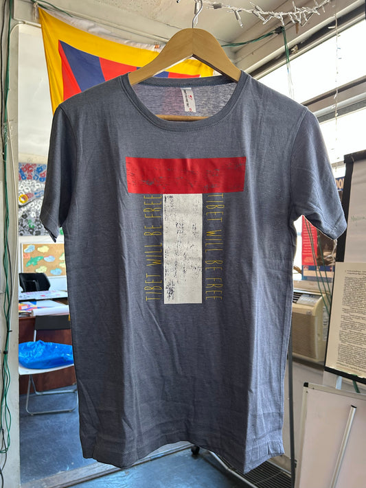 Tibet will be Free Tee - Navy