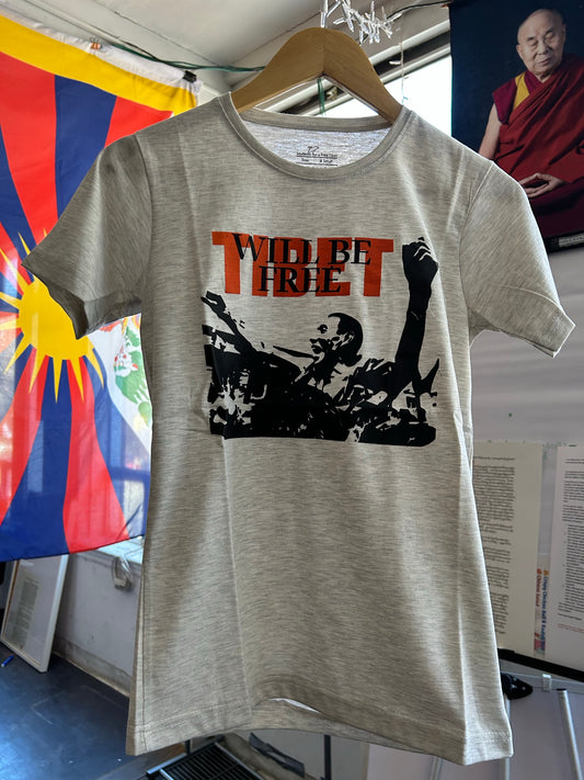 Tibet will be Free Tee - Off-white [Kids]